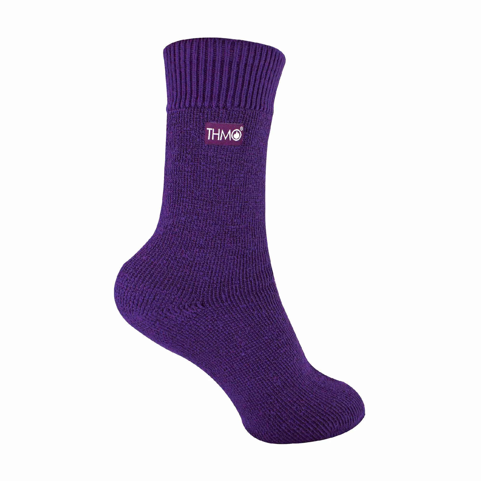 1 Pack Kids Indoor Thermal Slipper Socks with Grips (3 Sizes)