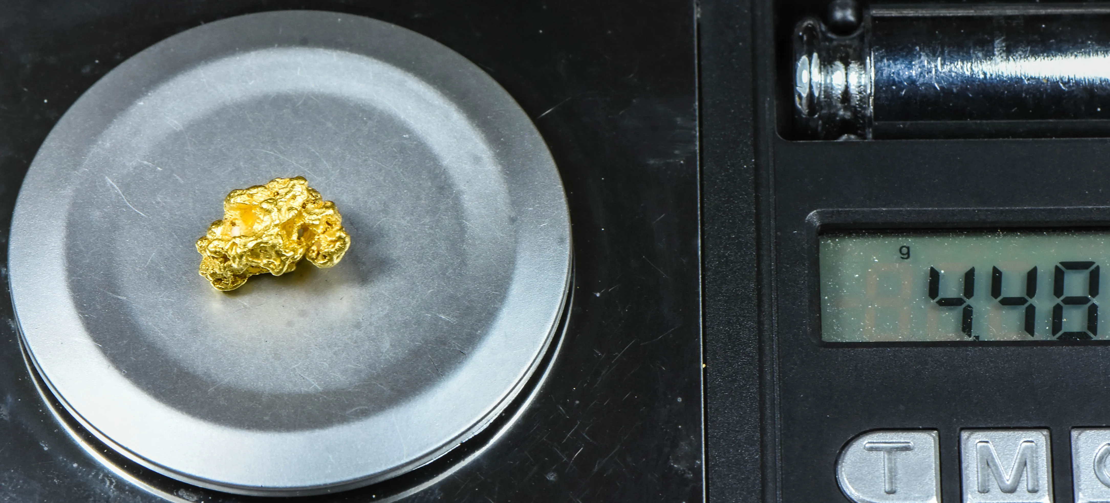 #1021 Natural Gold Nugget Australian 4.48 Grams Genuine