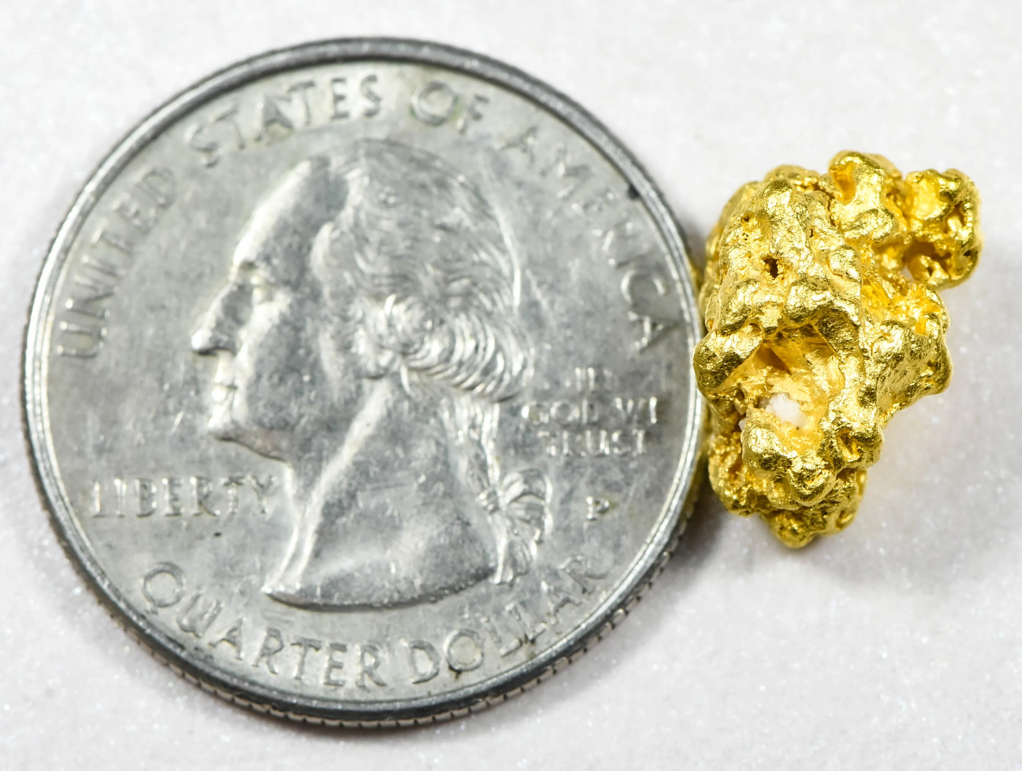 #1021 Natural Gold Nugget Australian 4.48 Grams Genuine