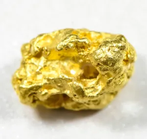 #1021 Natural Gold Nugget Australian 4.48 Grams Genuine
