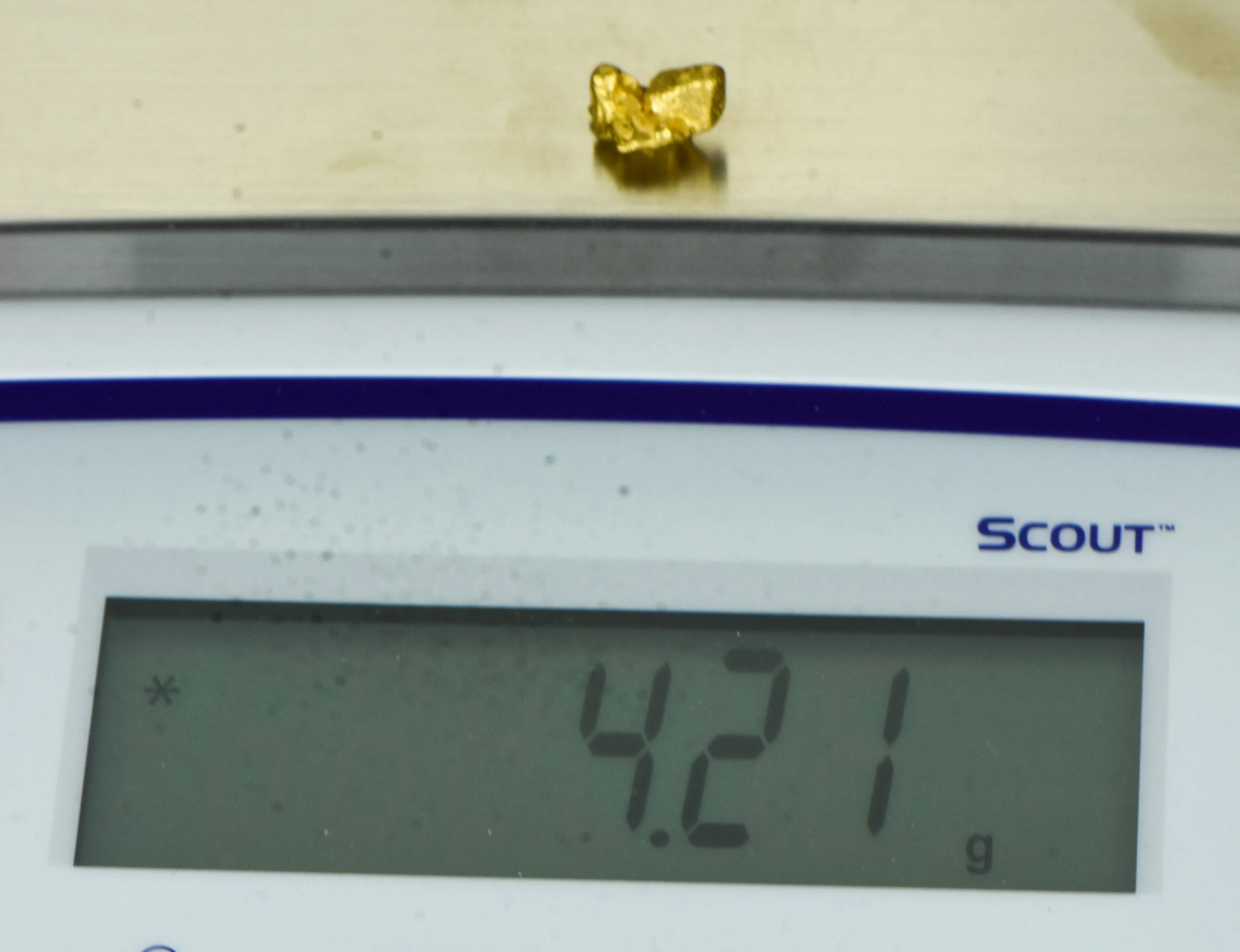#1074 Natural Gold Nugget Australian 4.21 Grams Genuine