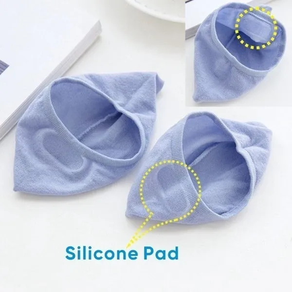 10Pairs/5Pairs Women Men Cotton No Show Socks Non Slip Thin Low Cut Casual Socks