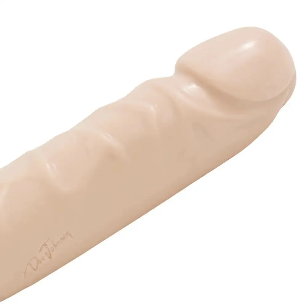 12-inch Rubber Large Double-ended Dildo with Vein Detail