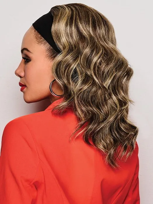 18" Wavy Waves Headband Wig | Synthetic Hairpiece