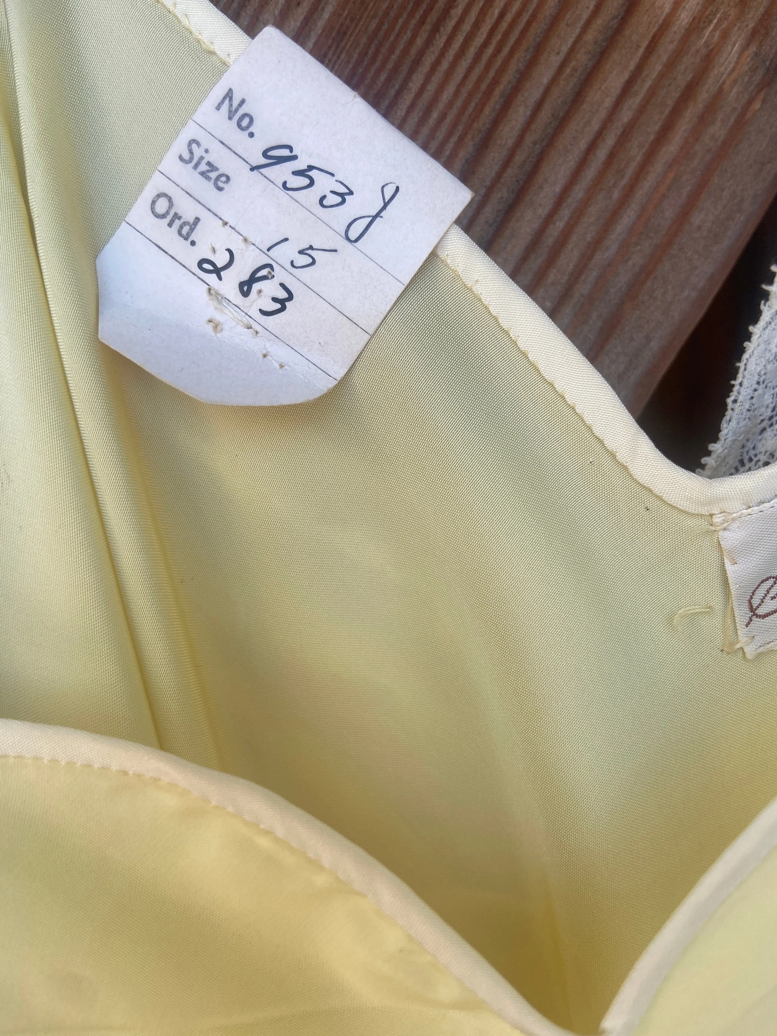 1940s Deadstock Rayon Slip Dress