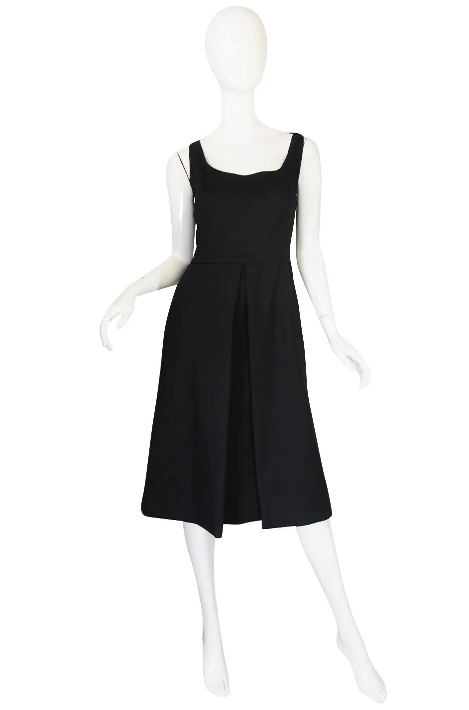 1960s Nina Ricci Black Silk Shift Dress & Jacket