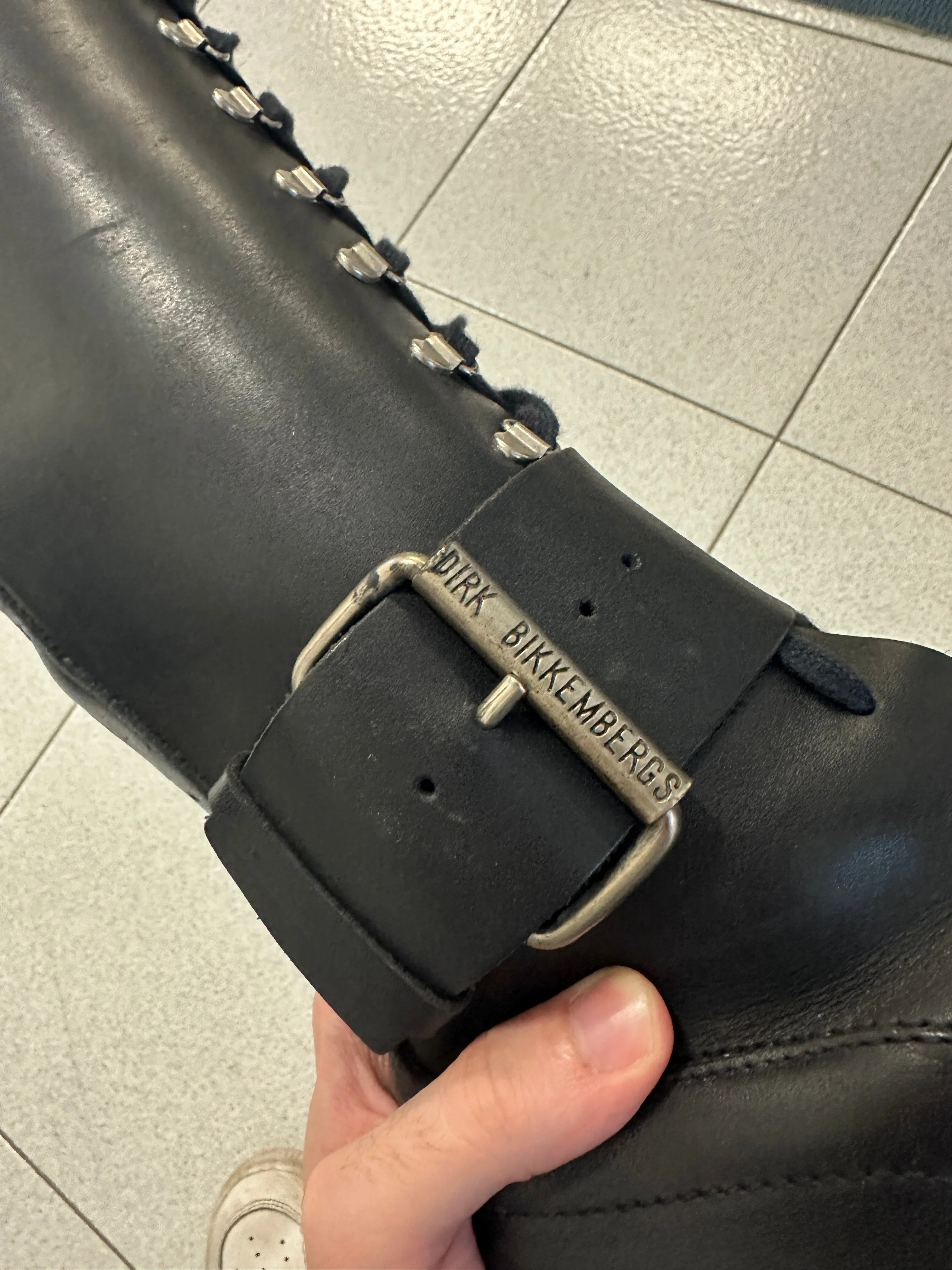 1990s Dirk Bikkembergs metal heel high boots