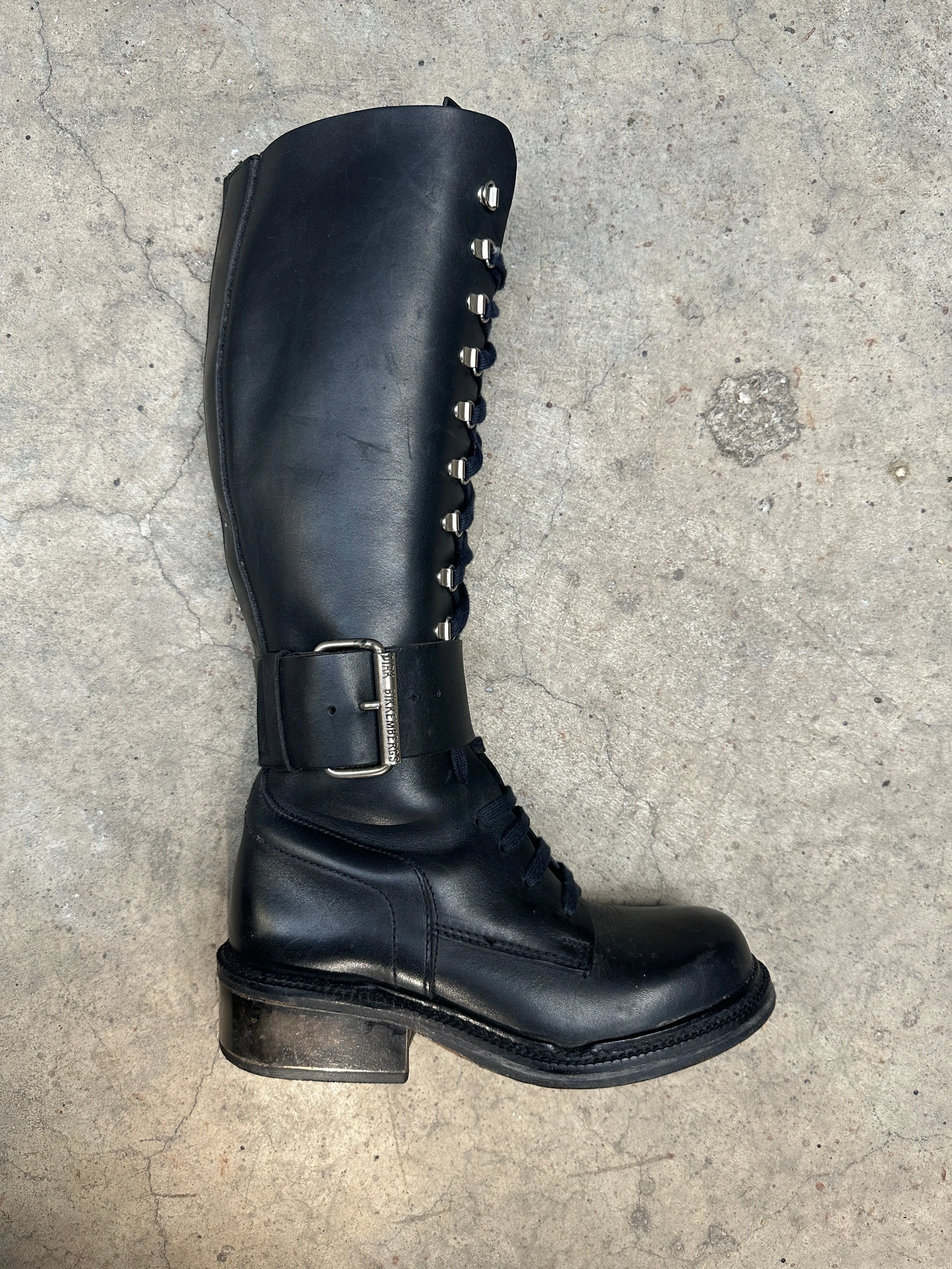 1990s Dirk Bikkembergs metal heel high boots