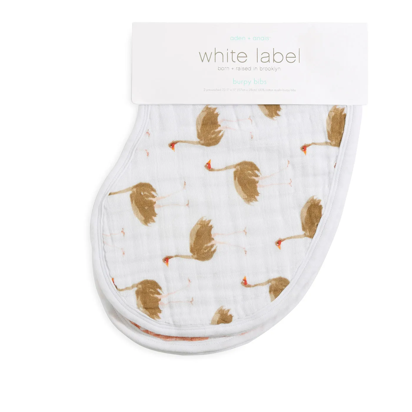 2- Pack Burpy Bibs - Paradise