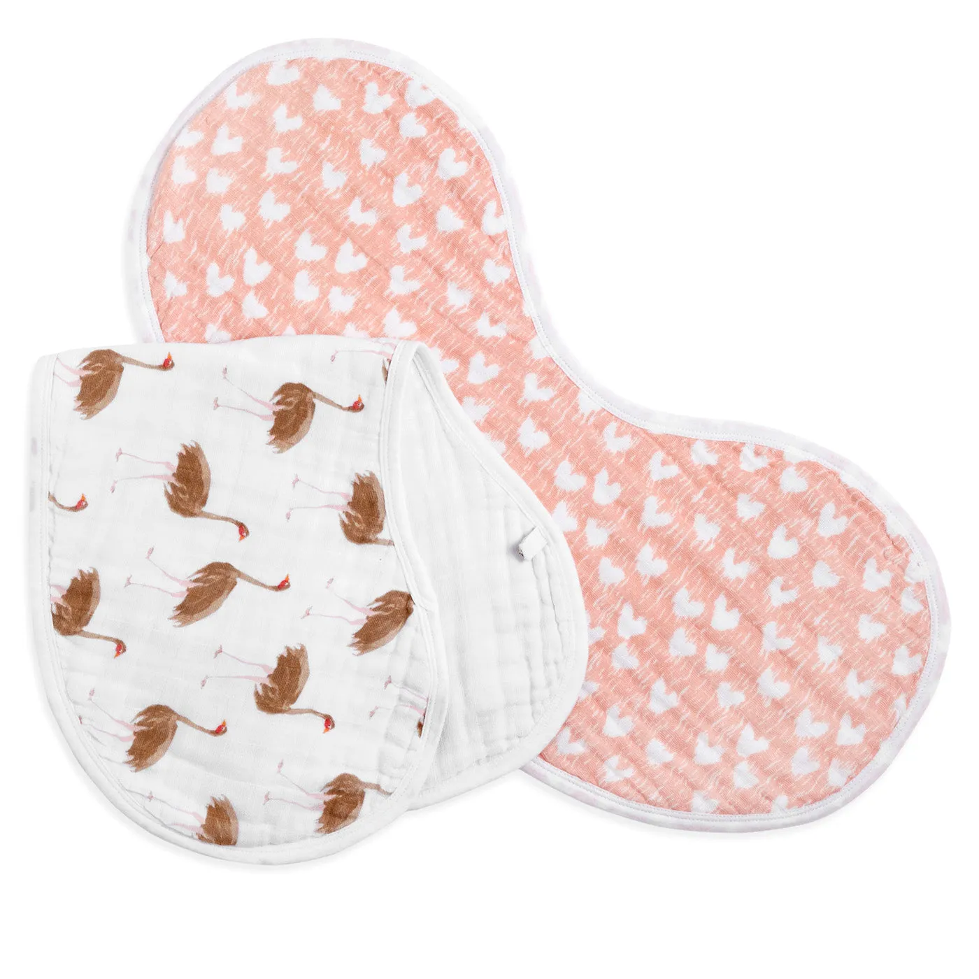 2- Pack Burpy Bibs - Paradise