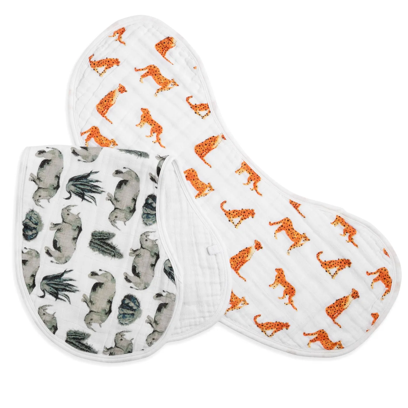 2- Pack Burpy Bibs - Paradise