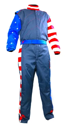 2020 Edition Captain U.S.A Six Layer SFI 3.2A/15 Rated Fire suit