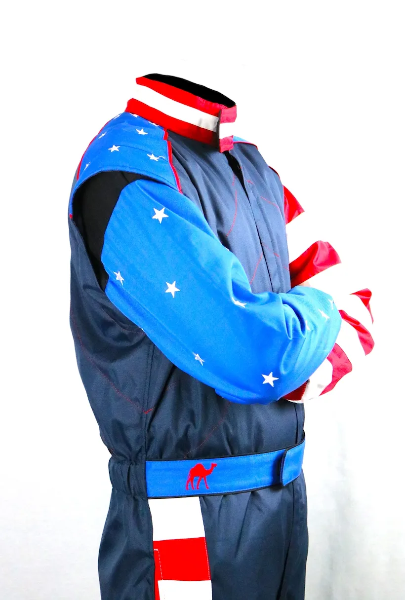 2020 Edition Captain U.S.A Six Layer SFI 3.2A/15 Rated Fire suit