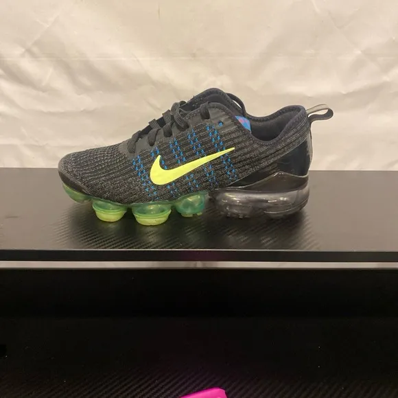 2021 Air VaporMax Flyknit 3 GS 'Black Ghost Green' Youth 5.5