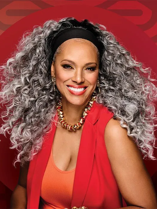 26in Long Curled Headband | Synthetic Hairpiece