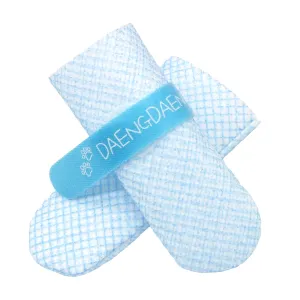 28pc X Dog Shoes Waterproof Disposable Boots Anti-Slip Pet Socks M BLUE
