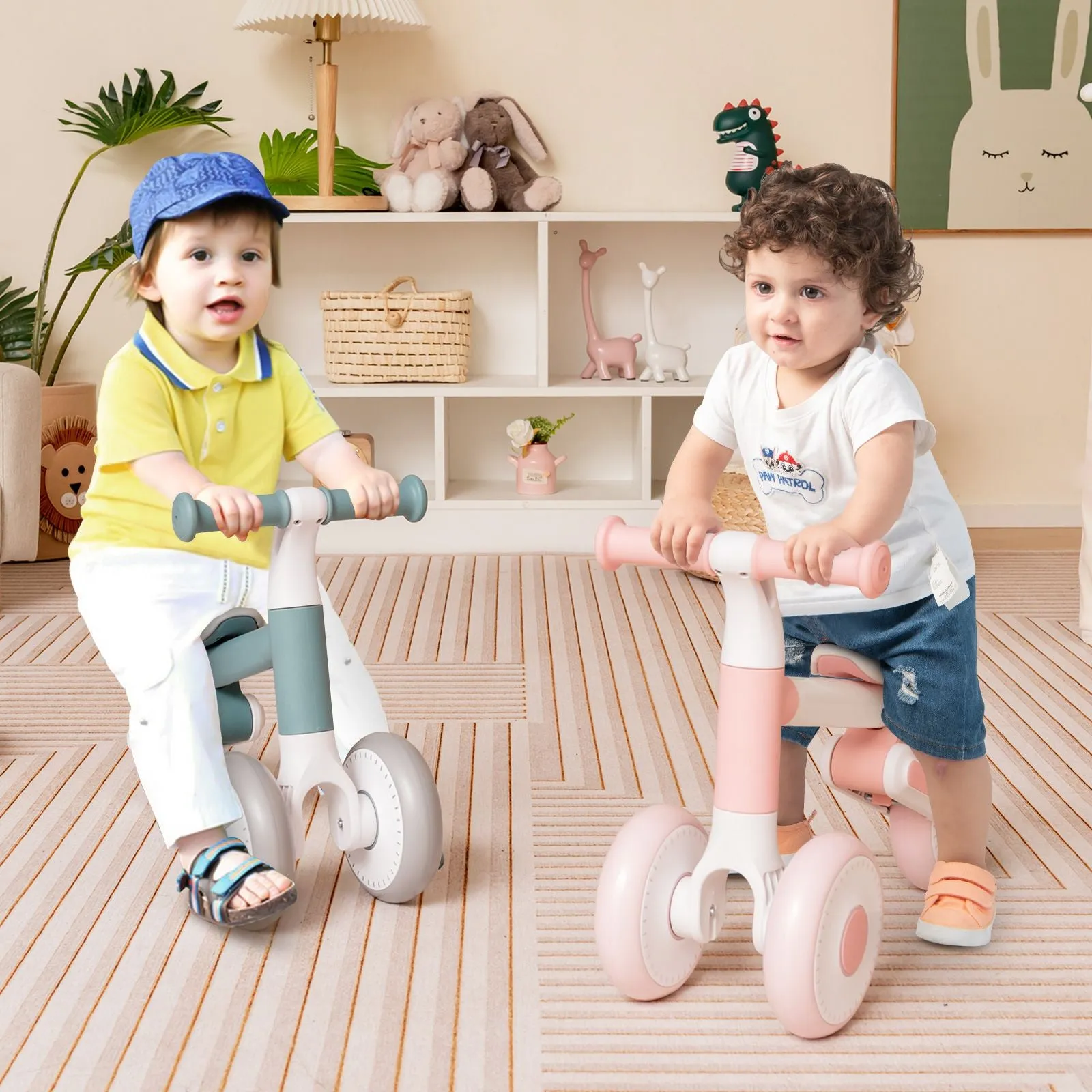 3 Wheel Push Along Training Bike | Balance Bike | Adjustable Seat Height | 2 Colours | 1-3 Years