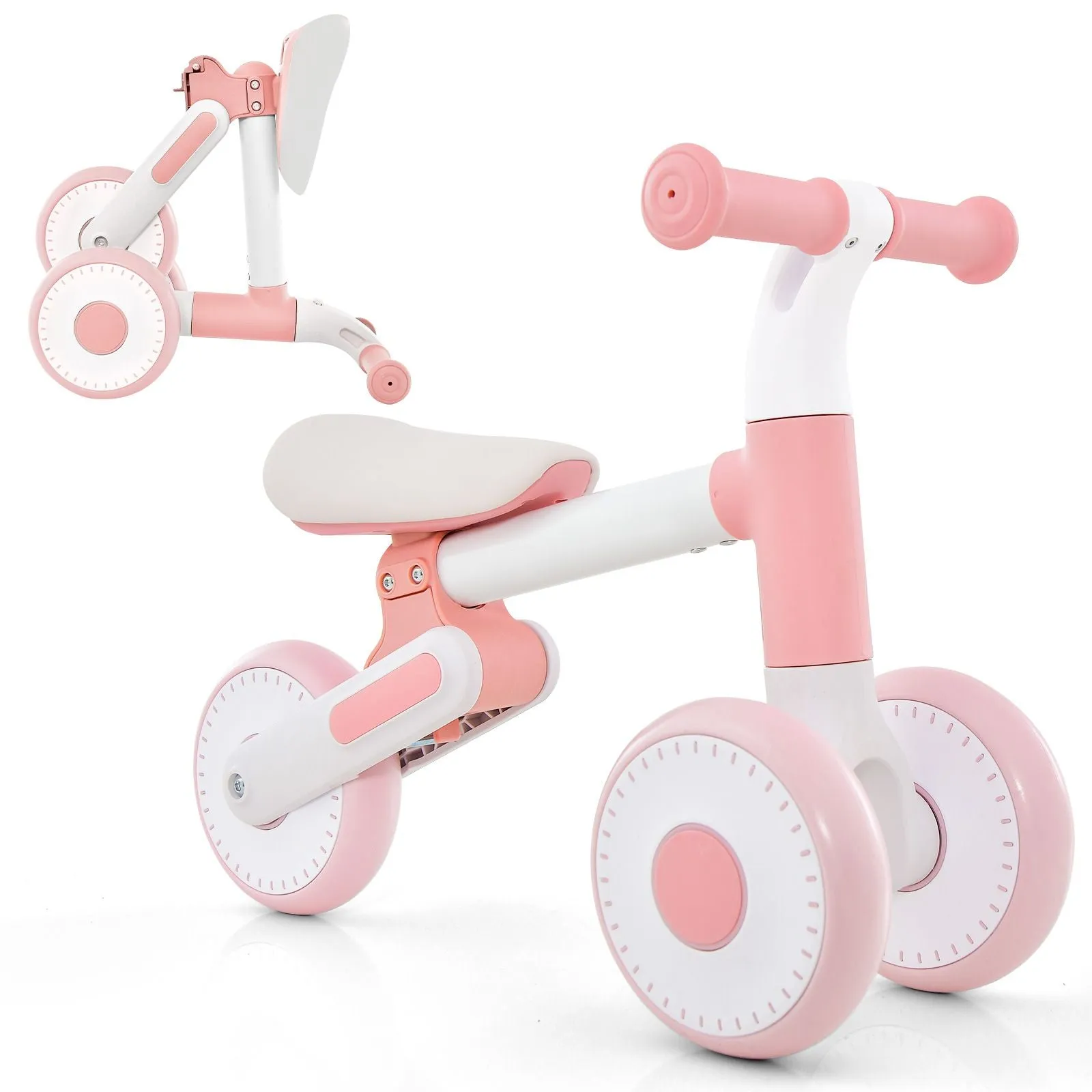 3 Wheel Push Along Training Bike | Balance Bike | Adjustable Seat Height | 2 Colours | 1-3 Years
