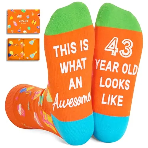 43rd Birthday Gifts for Women Men, Gifts for 43 Year Old Woman Man Female Male, 43 Year Old Gifts for Her Him