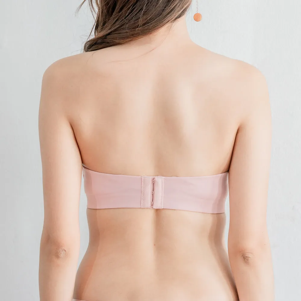 4th Gen X 100% Non-Slip Wireless Strapless Bra in Pink
