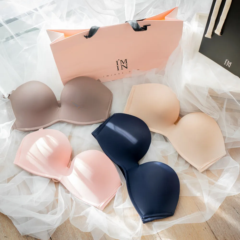 4th Gen X 100% Non-Slip Wireless Strapless Bra in Pink