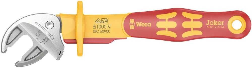 6004 Joker VDE M VDE-insulated, self-setting spanner, 13-16 x 1/2-5/8" x 190 mm