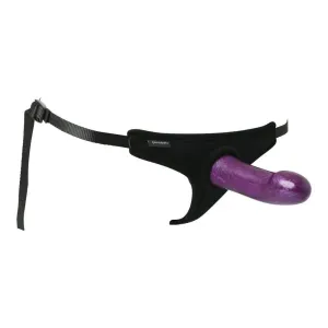 6.5-inch Sportsheets Silicone Purple Strap-on Dildo for Lesbian Couples