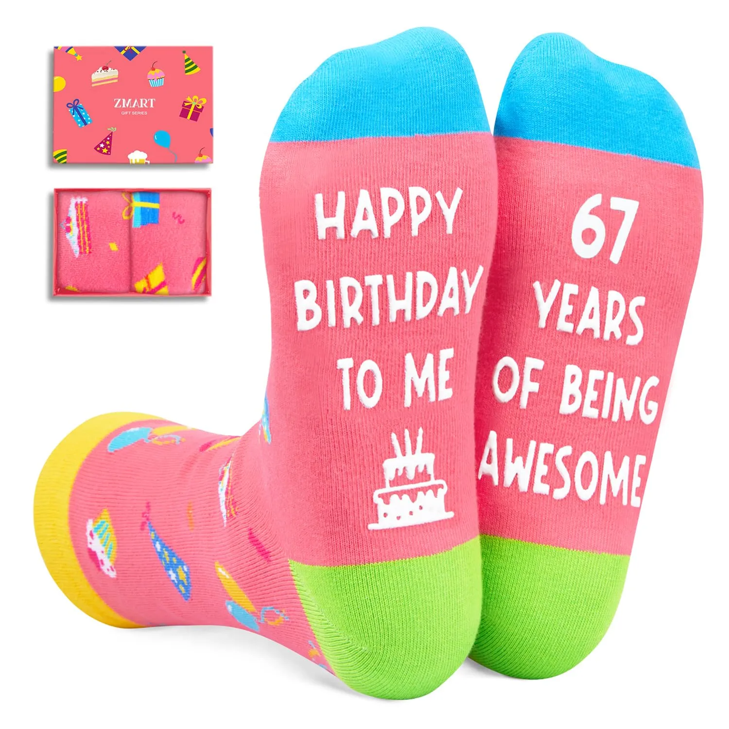 67th Birthday Gifts Ideas for Women - Socks for 67 Year Olds, 67th Birthday Gifts for Her Him, Best Gifts for 67 Year Old Woman Man
