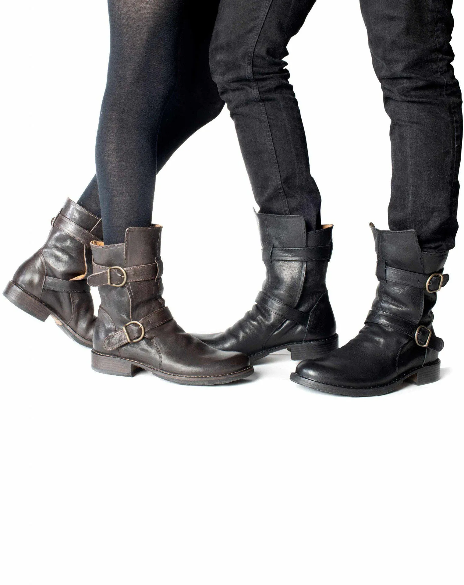 713 Brown Leather Boots
