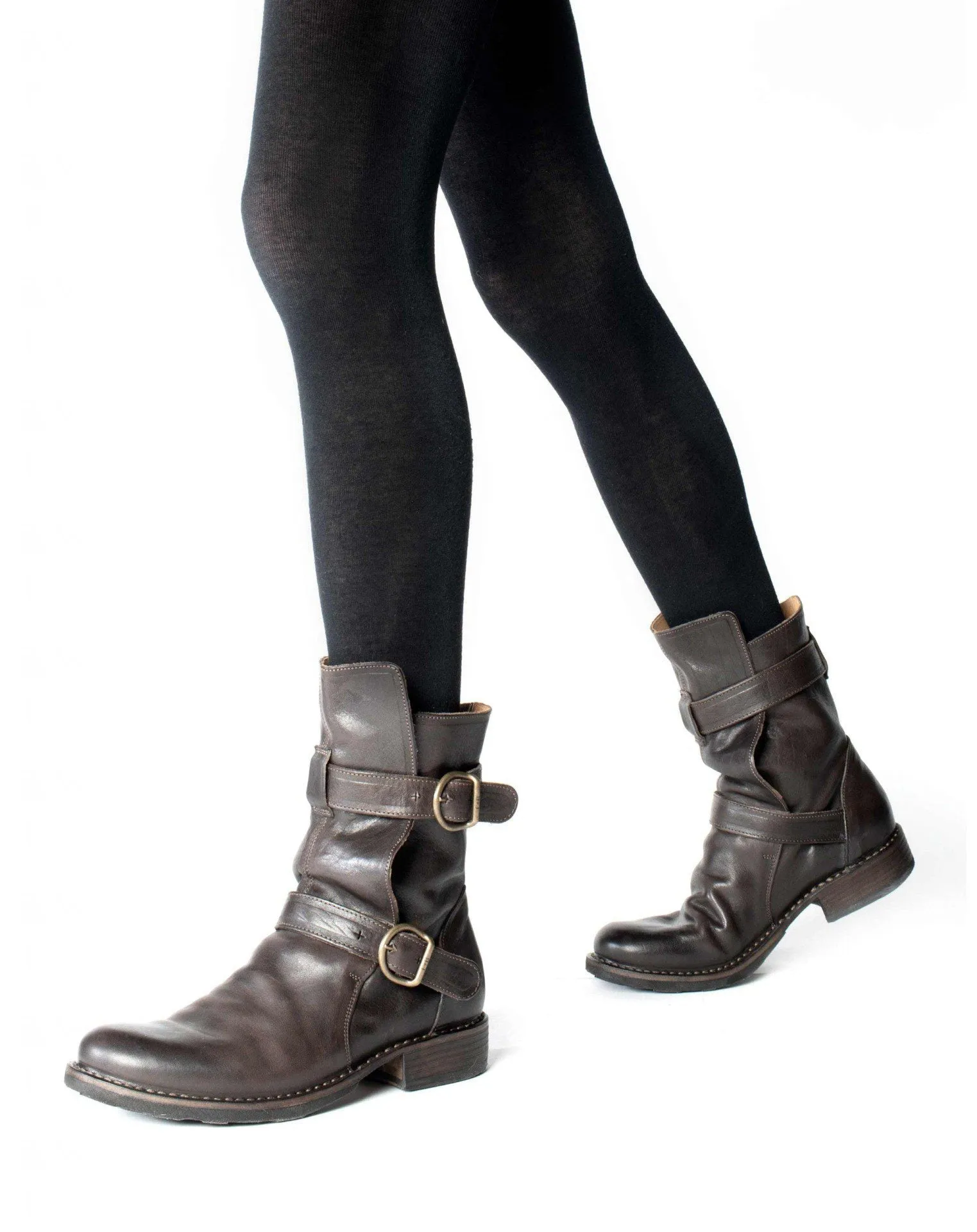 713 Brown Leather Boots