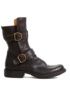 713 Brown Leather Boots
