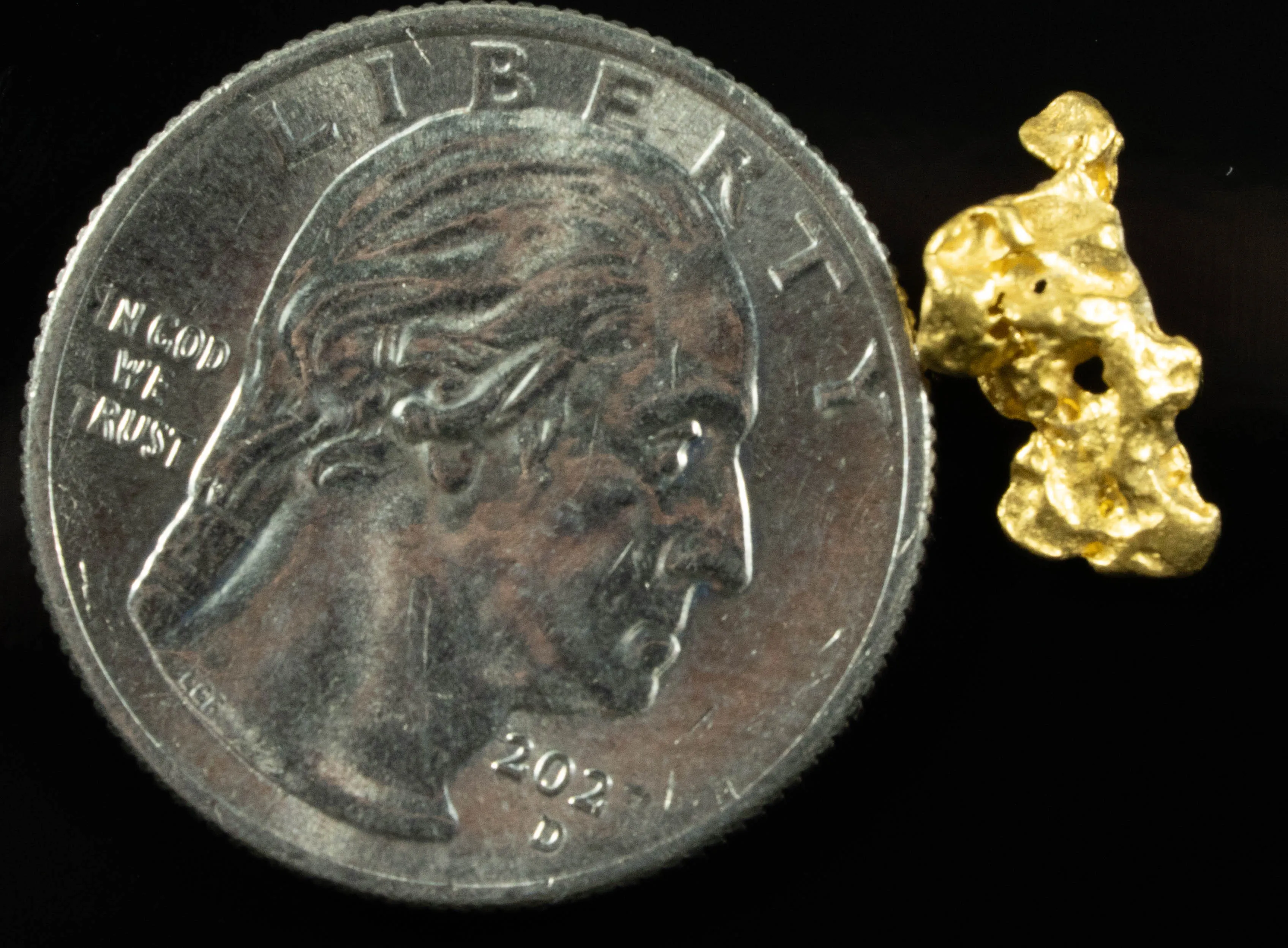 #729 Natural Gold Nugget Australian 1.15 Grams Genuine
