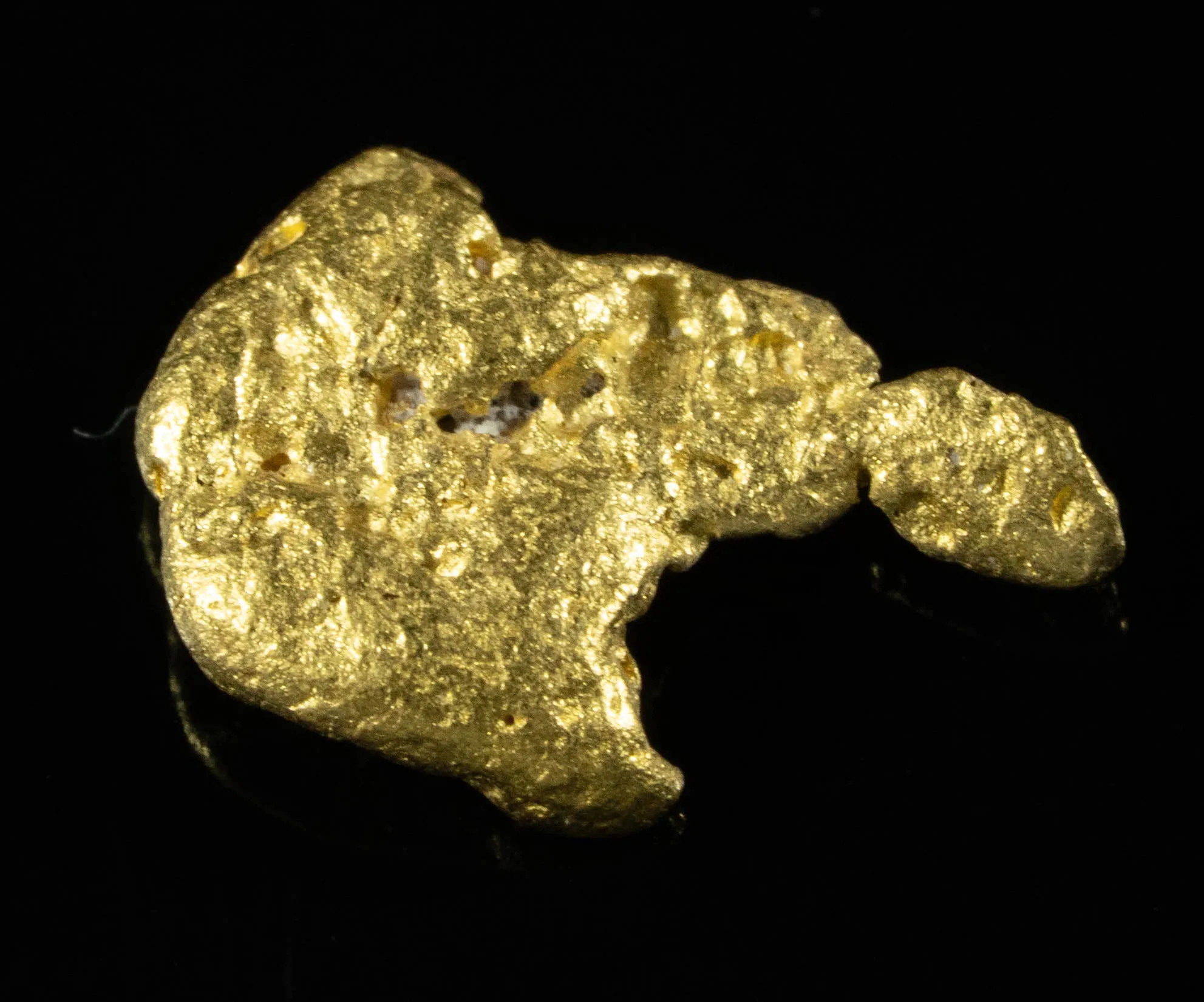 #733 Natural Gold Nugget Australian .73 Grams Genuine
