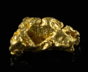 #751 Natural Gold Nugget Australian .89 Grams Genuine