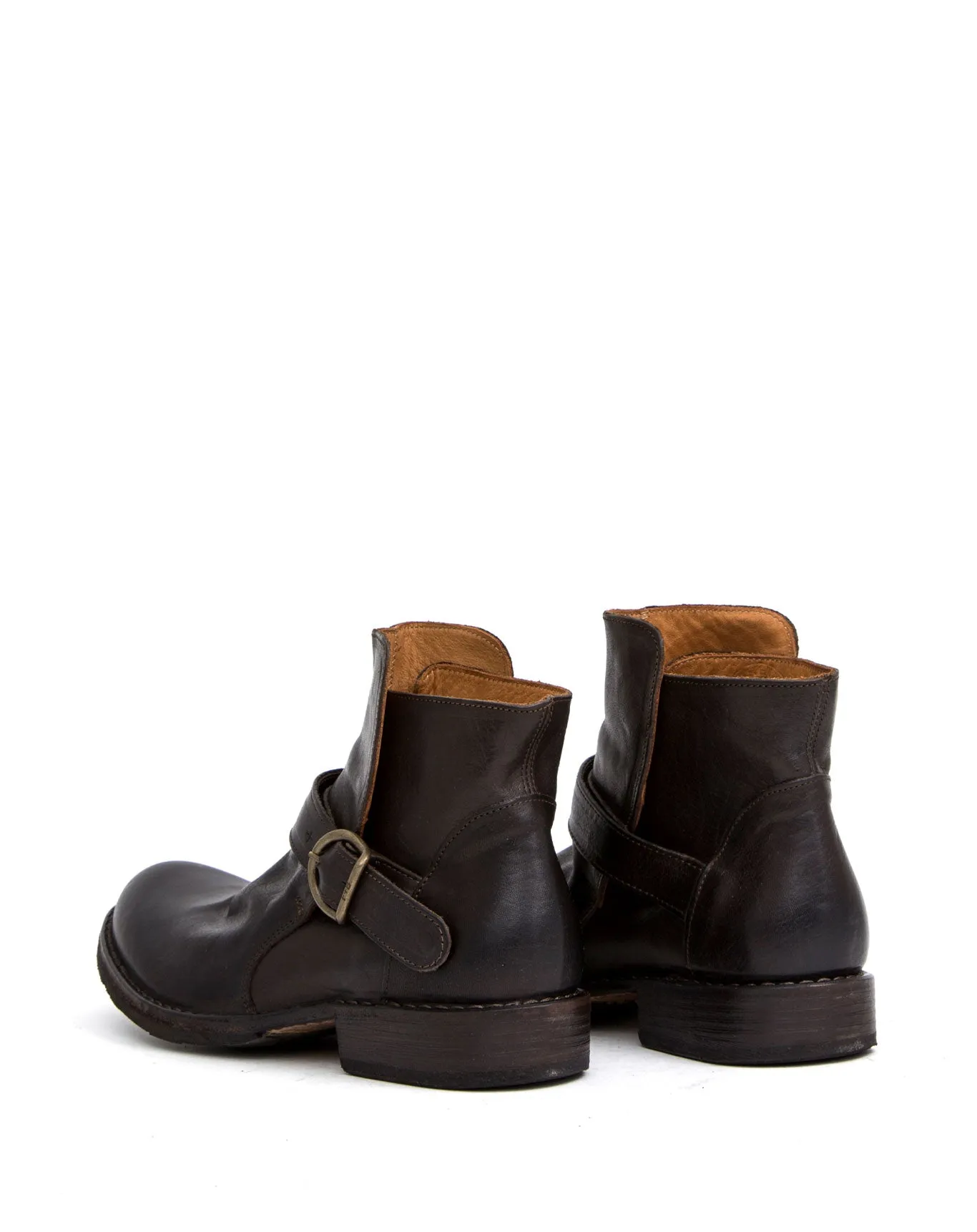 752 Brown Leather Boots