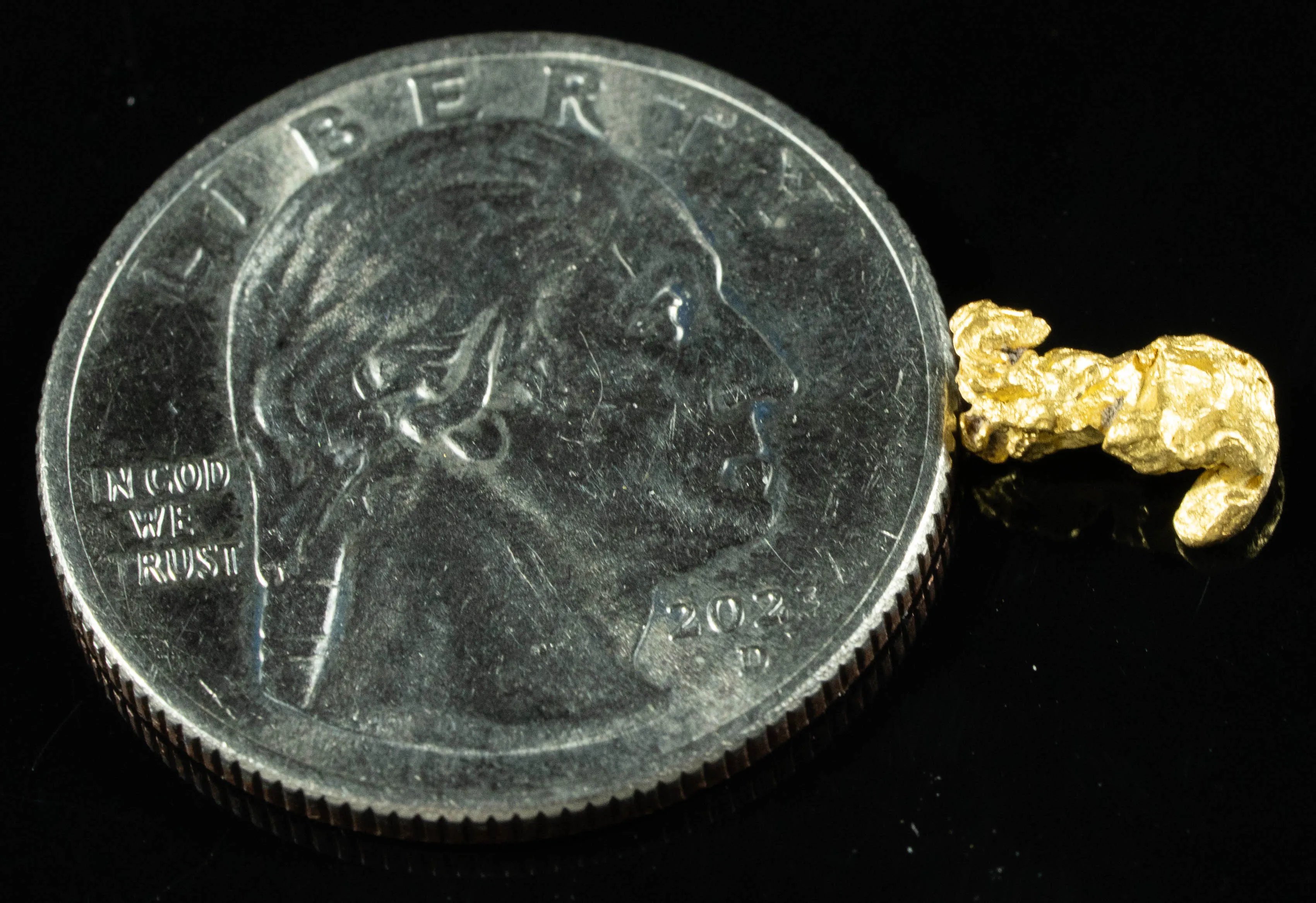 #770 Natural Gold Nugget Australian .71 Grams Genuine