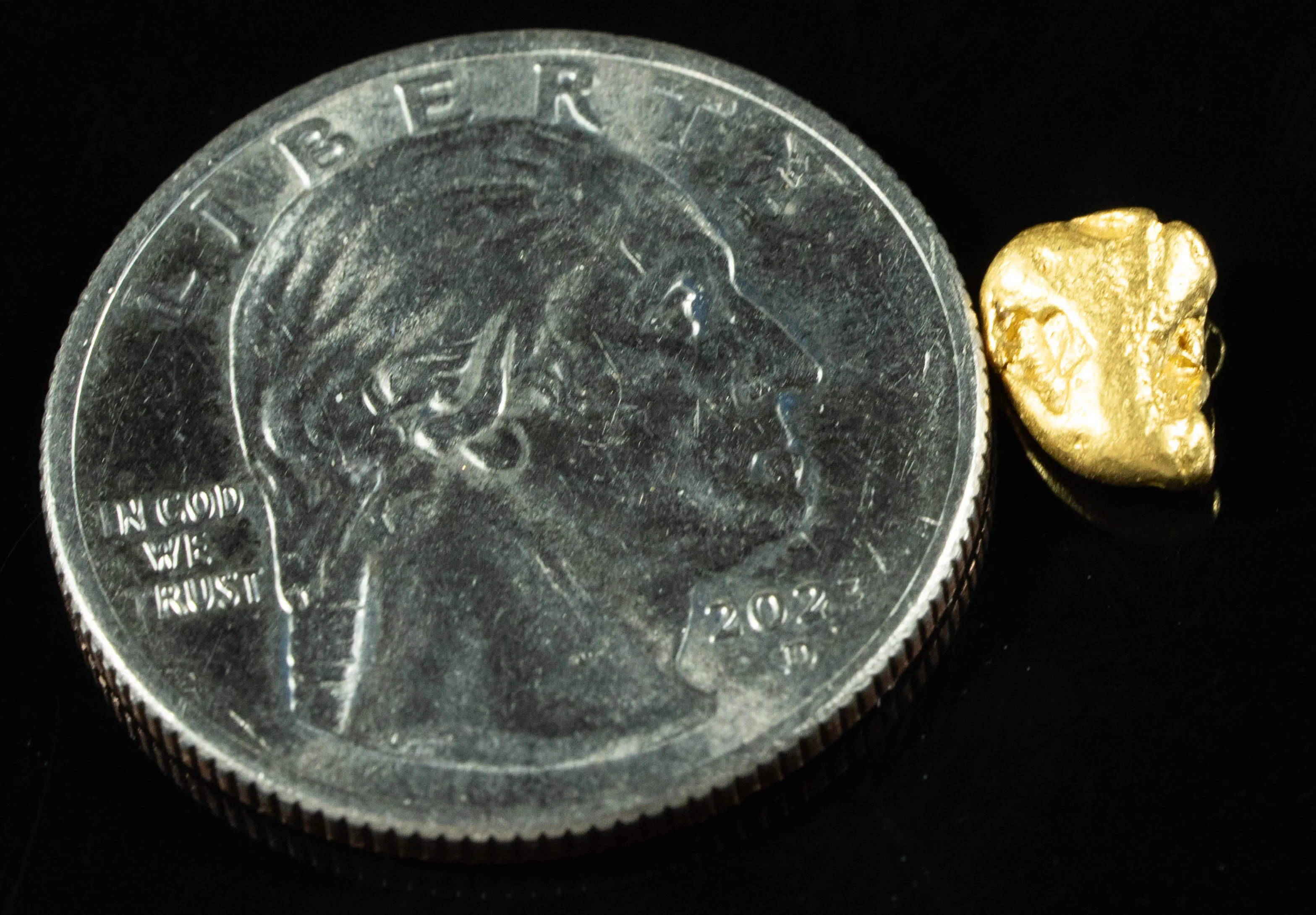 #792 Natural Gold Nugget Australian 1.14 Grams Genuine
