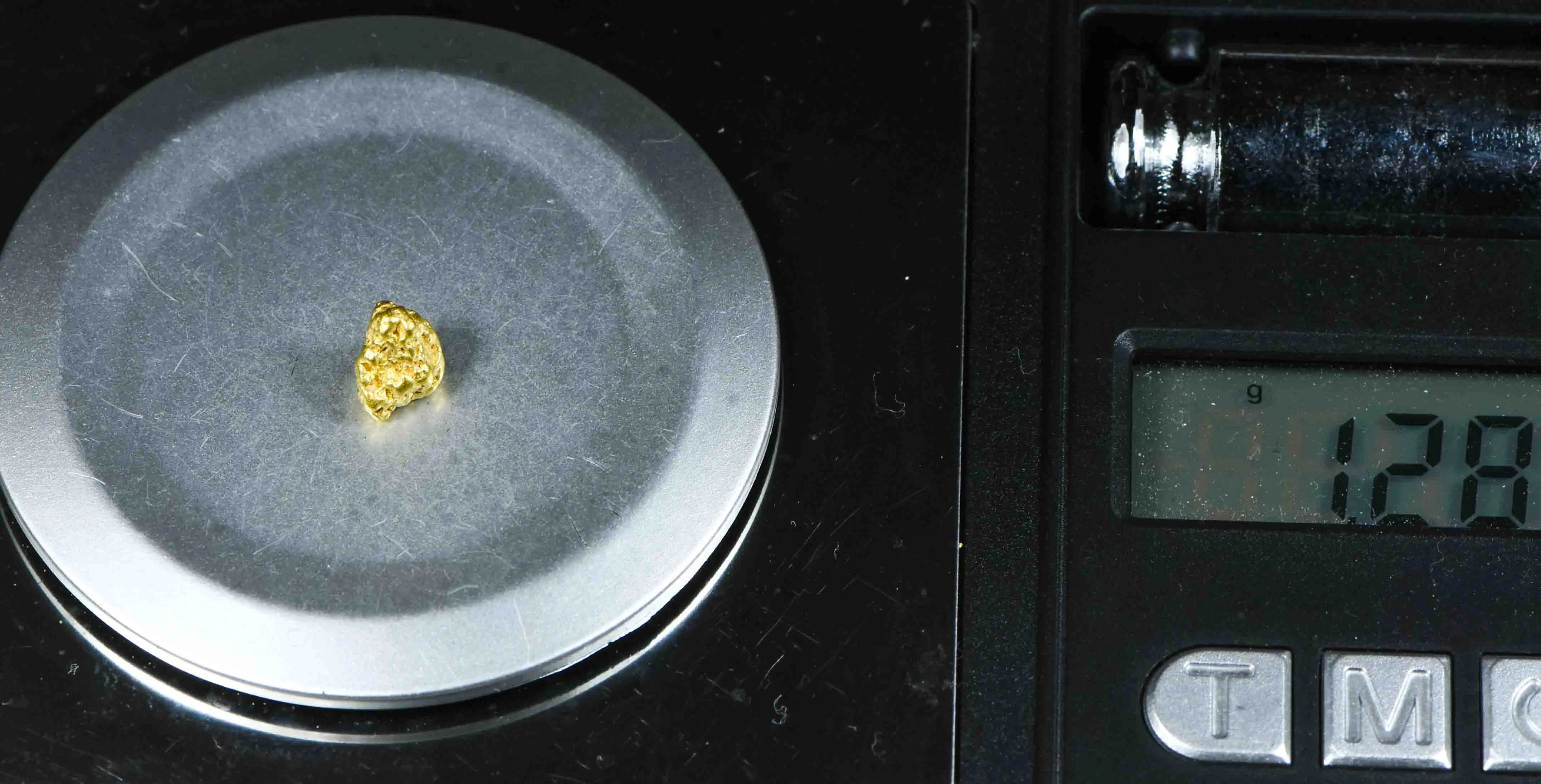 #883 Natural Gold Nugget Australian 1.28 Grams Genuine