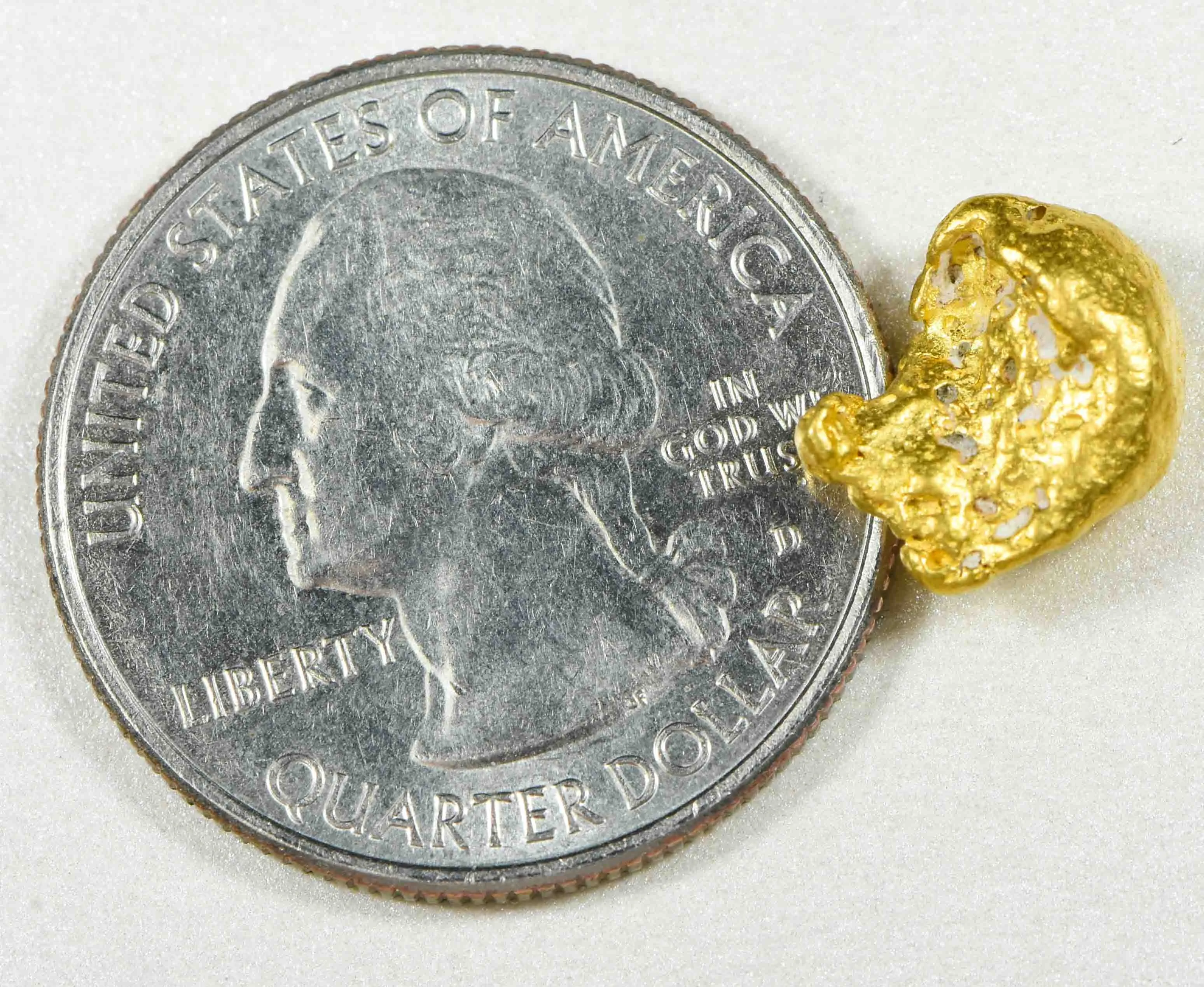 #966 Natural Gold Nugget Australian 3.40 Grams Genuine