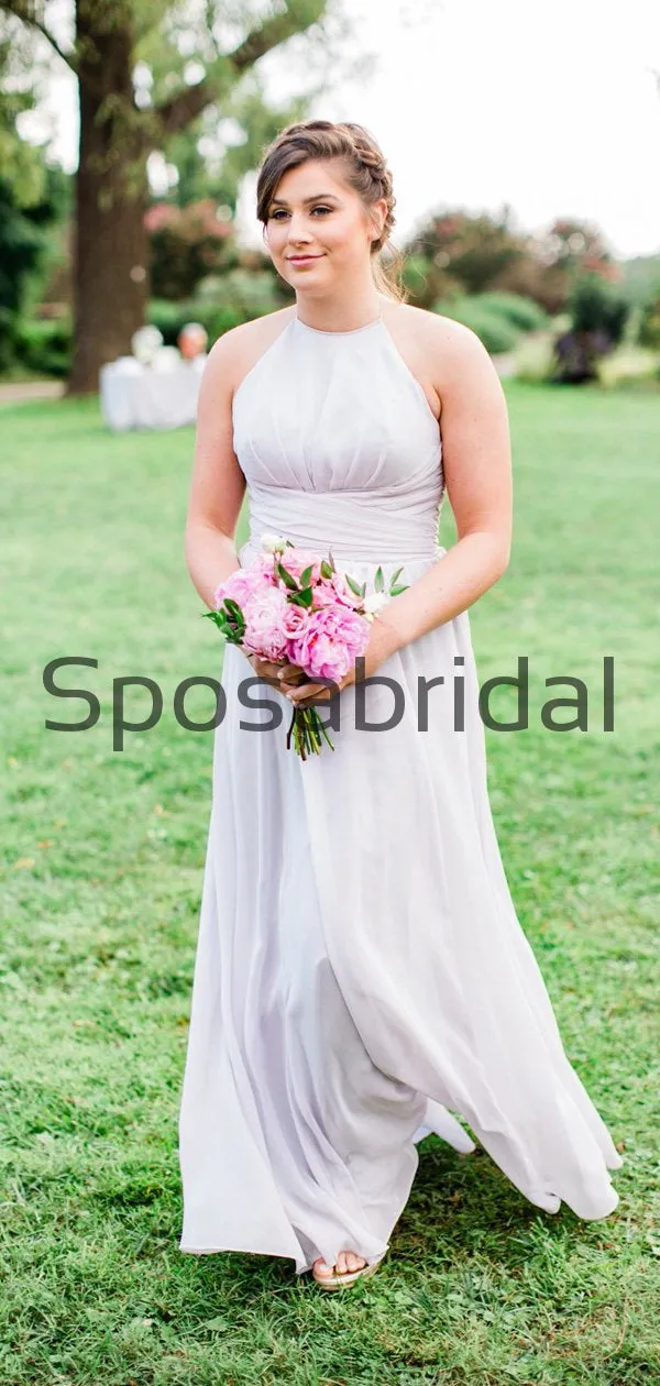 A-line Chiffon Mismatched Formal Long Bridesmaid Dresses WG827