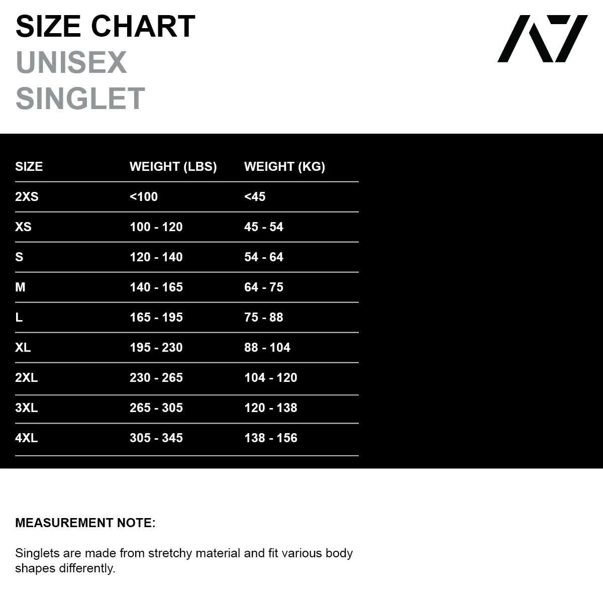 A7 Singlet - Black - IPF Approved