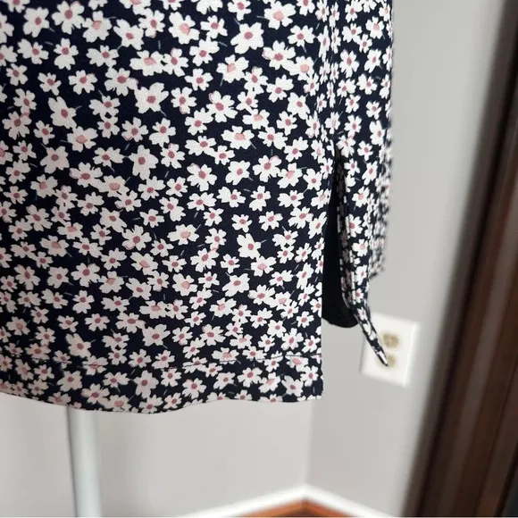 Abercrombie &amp; Fitch | 90's Slip Floral Wide Strap Mini Dress | Size Small