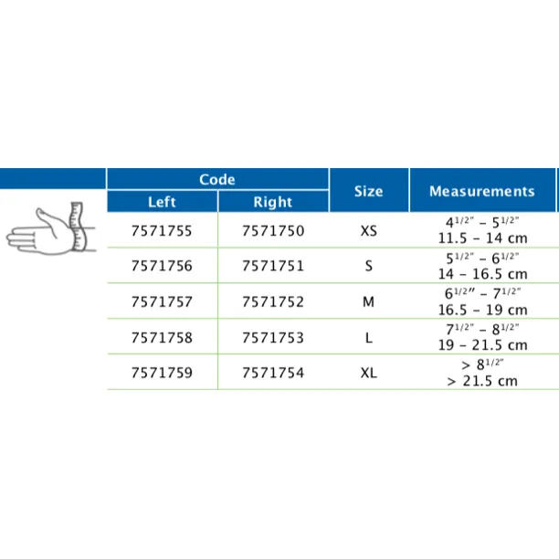 Actimove Wrist Splint 8IN Black - Clearance