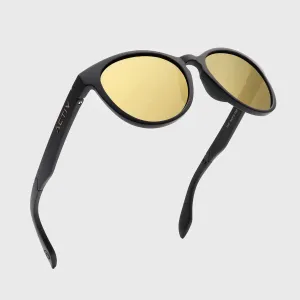ACTIV - One T2B - Matte Black with Gold Mirror Lens