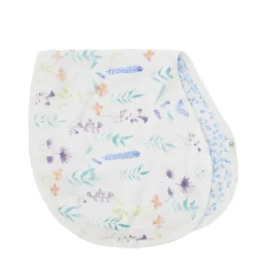 Aden Anais Silky Soft Bamboo Muslin Burpy Bib - Watercolor Garden