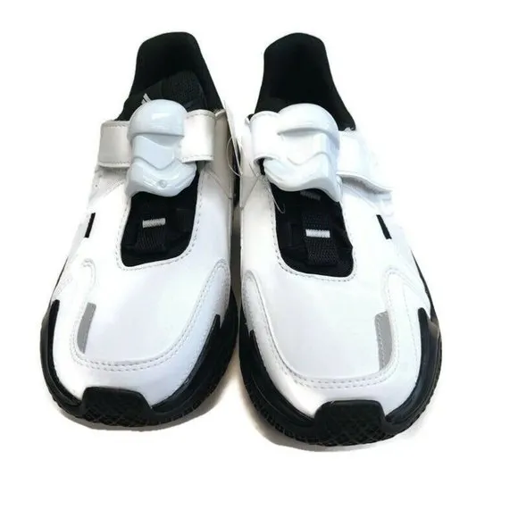 Adidas Boys 4uture RNR StarWars Running Shoes FV5789 Storm Trooper White Size 2