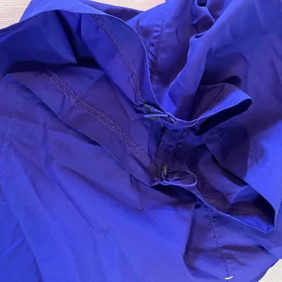 Adidas ClimaProof Running Blue Half-Zip Pullover Jacket Windbreaker L Polyester