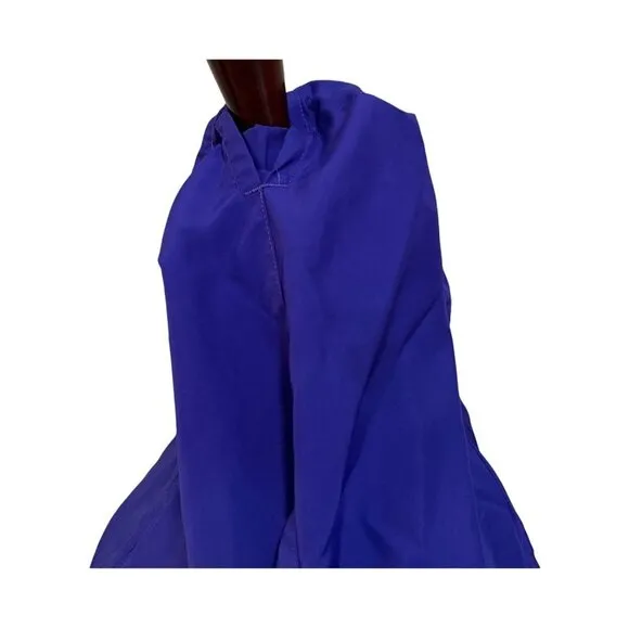 Adidas ClimaProof Running Blue Half-Zip Pullover Jacket Windbreaker L Polyester