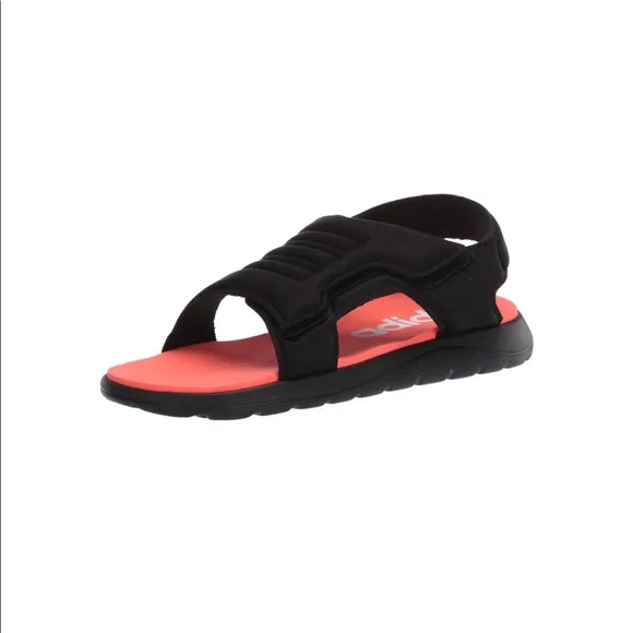 adidas Comfort Sandal  Black Kid's Boy's EG2232 Original New 13k