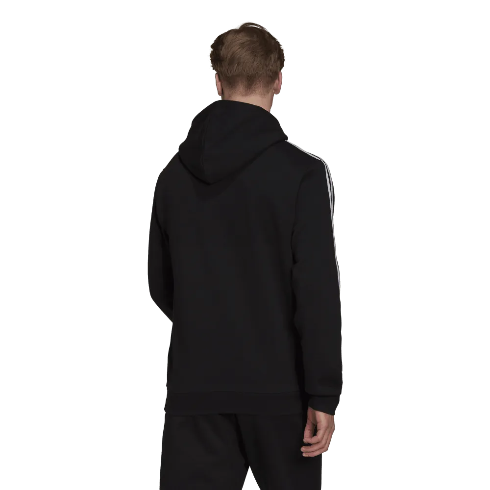 adidas Essentials Fleece 3-Stripes Mens Logo Hoodie
